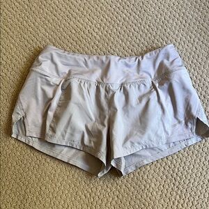 Nike Women's Light Gray Athletic Shorts